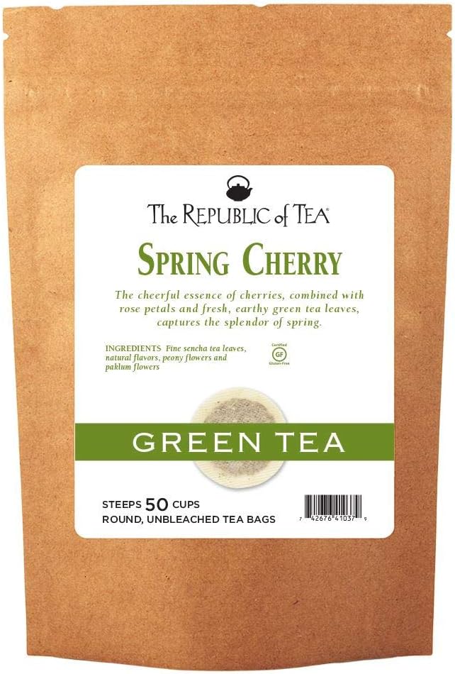 The Republic of Tea Spring Cherry Tea 50 Refill Bags