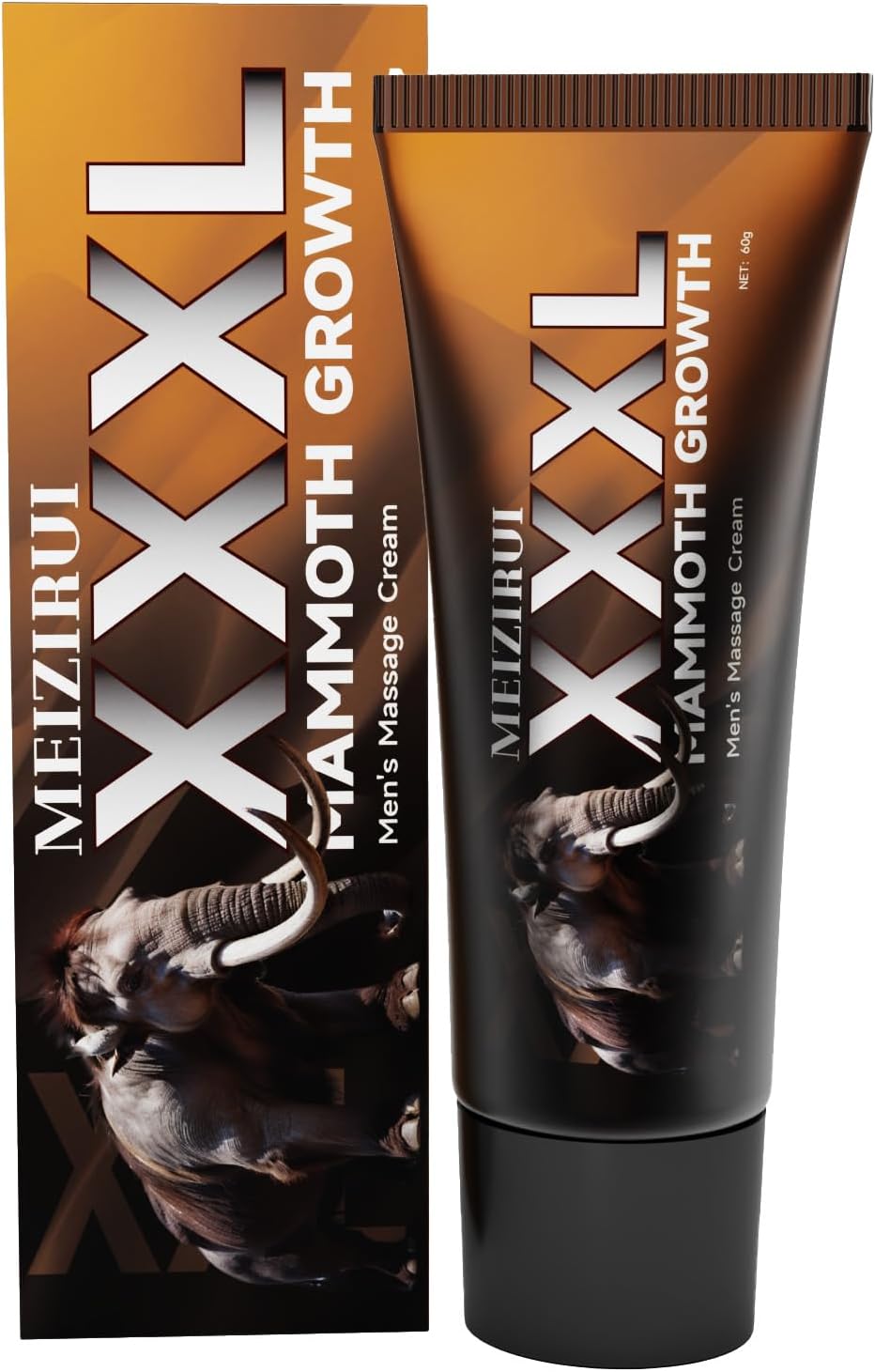 XXXL Mammoth Growth Extra Strength Massage Gel for Man – Men's Power Massage Cream for Increase Size, Huge Thickness, Strength and Prolonged Performance (XXXL Mammoth Growth)
