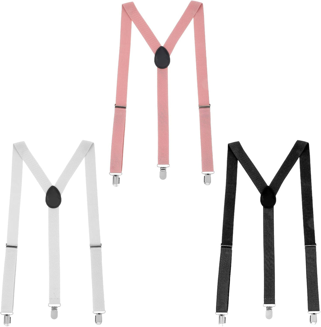 3PCS Thin Y Back Ladies Suspenders, Women Suspenders Hidden for Women Pants Under Clothes, Adjustable for Jeans Undergarment