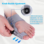 Bunion Corrector for Men and Women Big Toe, Adjustable Splint for Hallux Valgus Correction with Anti-slip Heel Strap and Detachable Silicone Pad, Toe Separators Pack (3)