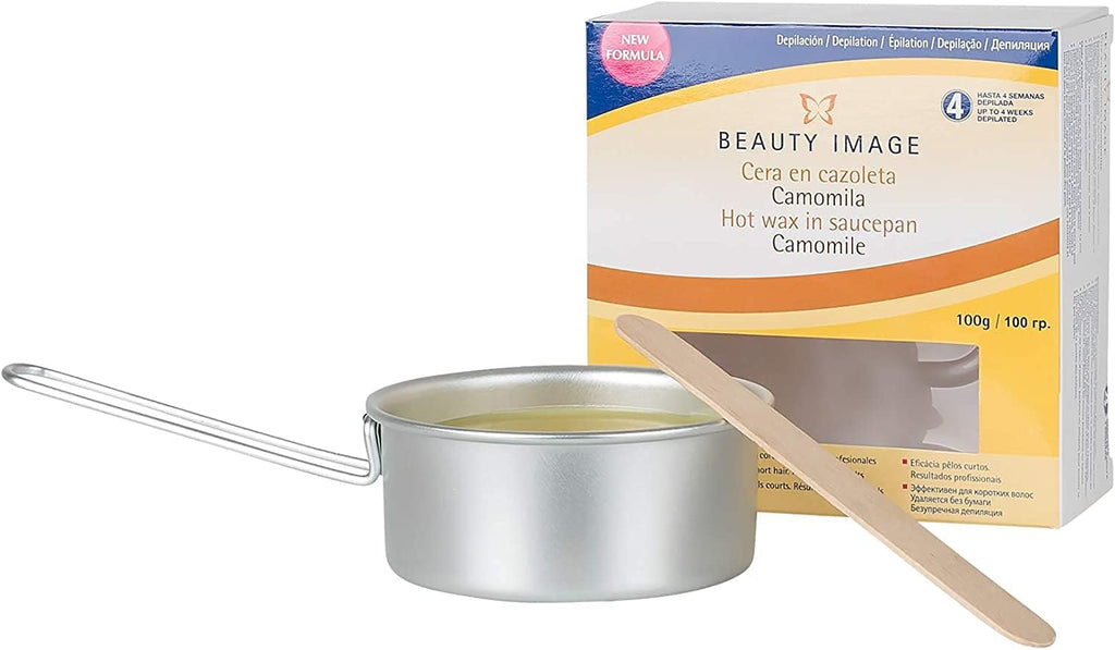 Beauty Image Camomile Hot Wax On a Pot