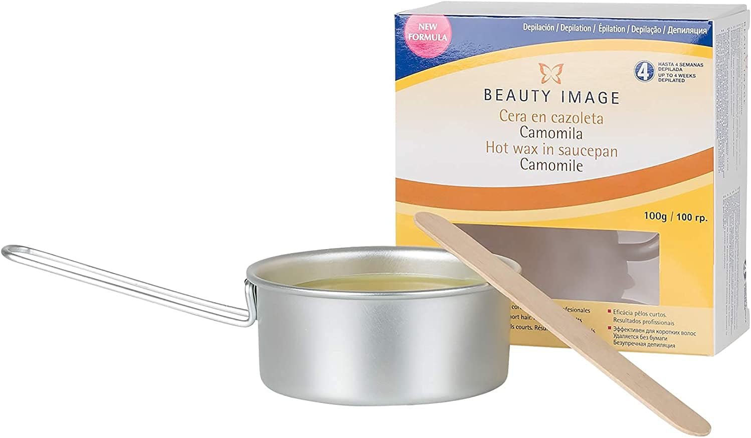 Beauty Image Camomile Hot Wax On a Pot