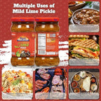 Rani Lime Pickle Mild (Achar, Indian Relish) 10.5oz (300g) Glass Jar ~ Vegan | Gluten Free | NON-GMO | No Colors | Popular Indian Condiment, Indian Origin