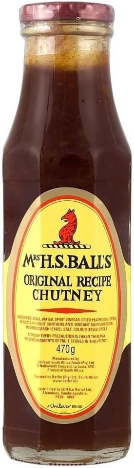 Mrs Ball's Original Recipe Chutney (470g) - Pack of 6