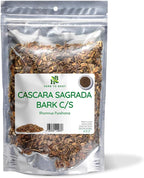 Herb To Body Cascara Sagrada Bark Cut & Sifted – 4 oz, Wildcrafted Rhamnus Purshiana for Detox Tea, Natural Laxatives for Gut Health and Digestive Detox