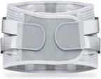 Self-Heating Back Brace for Lower Back Pain Relief Lumbar Support Belt with 3 Removable Lumbar Pads and Support Plates Women Men Sciatica Scoliosis Herniated Disc Breathable Grey (Size : L/Large)