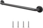 36” Shower Handle Knurled Grip | 304 Stainless Steel Grab Bars for Bathtubs and Showers | Oil Rubbed Bronze ADA Standard Hand Rails for Seniors, Children, Injured People | Supports Upto 400lbs