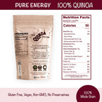 Puffed Quinoa Cereal + Nothing – Vegan – Gluten Free – Non-GMO – [11 oz] It Pops as Snacks – Cereal – Salad Topper for Sustainable Energy – Crunchy Ancient Good Mood Food – by Wholefort