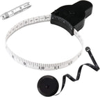 3PCS Body Measure Tape 60 inch (150cm), Automatic Telescopic Fat Measure for Body Measurement & Weight Loss to Track Weight Loss Muscle Gain by One Hand