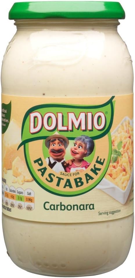 Dolmio Carbonara Pasta Bake - 480g - Single Jar (480g x 1 Jar)