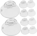 Happyyami 10pcs Silicone Light Bulb Extractor Strong Grip Suction Cup Removal Tool for Easy Light Bulb Changes Miniature Sucker Lamp Extractor for Home and Office Use