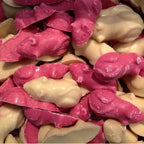 Hannahs Pink And White Candy Mice 500 Gram Bag (1/2 Kilo)