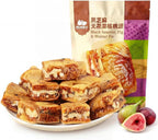 Fig Walnut Black Sesame Pie 158g*2,Fichi Fig and Walnut Bites, Added Black Sesame Seeds,Nutritious Nut Snack,Individually Packaged & Portable Healthy Nutritious Dessert,Healthy Energy Bar
