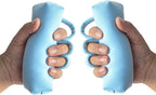 Palm Grip Protector, Hand Contracture Cushion with Finger Separator, (2 Pack) Finger Therapy and Hand Exercisers for Stroke, Arthritis, Parkinson Dementia