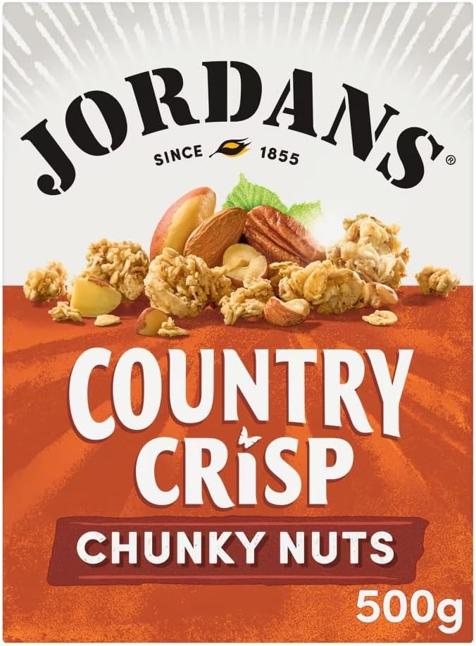 Jordans Country Crisp with Chunky Nuts (500g) - Pack of 2