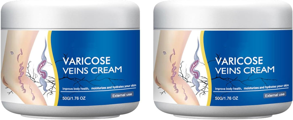 Varicose Veins Treatment Cream for Legs Natural Ingredients, Suitable for Most Skin Types