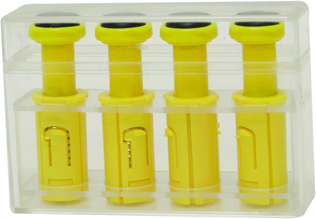CanDo 10-3751-4 Digi-Flex Multi 4 Additional Finger Button with Box, X-Light, Yellow