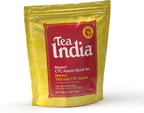 Tea India CTC Assam Loose Leaf Black Tea Strong, Full-Bodied Flavorful Blend Of Premium Black Tea Made with Natural Ingredients Traditional Indian Tea Caffeinated Iced Tea Breakfast Tea 3LB