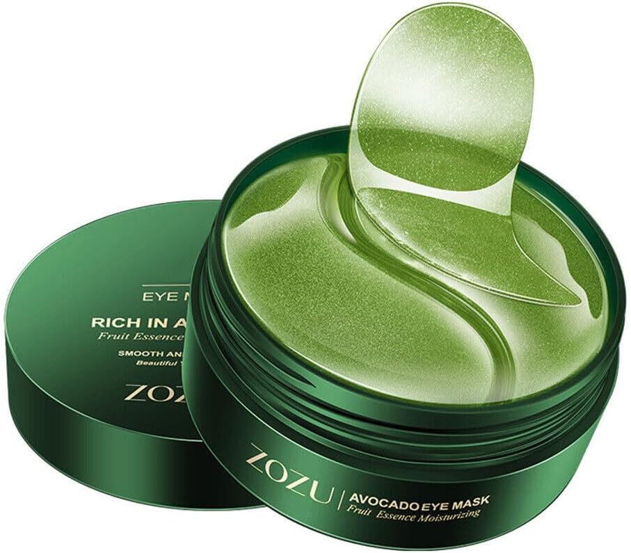 Green Cosmos 24k Under Eye Patches - 30 Pairs - Under Eye Mask for Eye Care,Hydrating Moisturizing Eye Mask Patch Under Eye Patches for Dark Circles and Puffiness (Avacado)