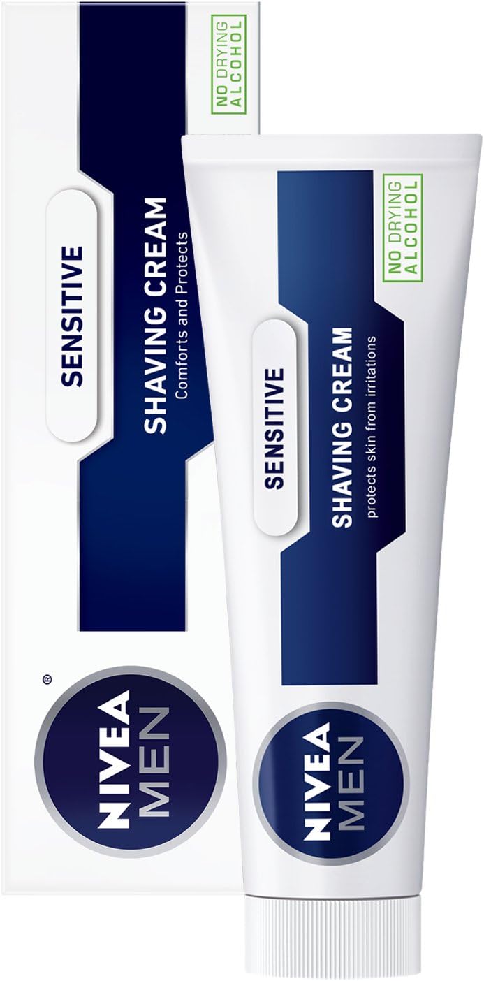 NIVEA MEN Sensitive Shaving Cream, 3.5 oz Tube