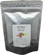 Red Clover Tops - Trifolium pratense Dried Whole Leaf/Flower by Nature Tea (1 oz)