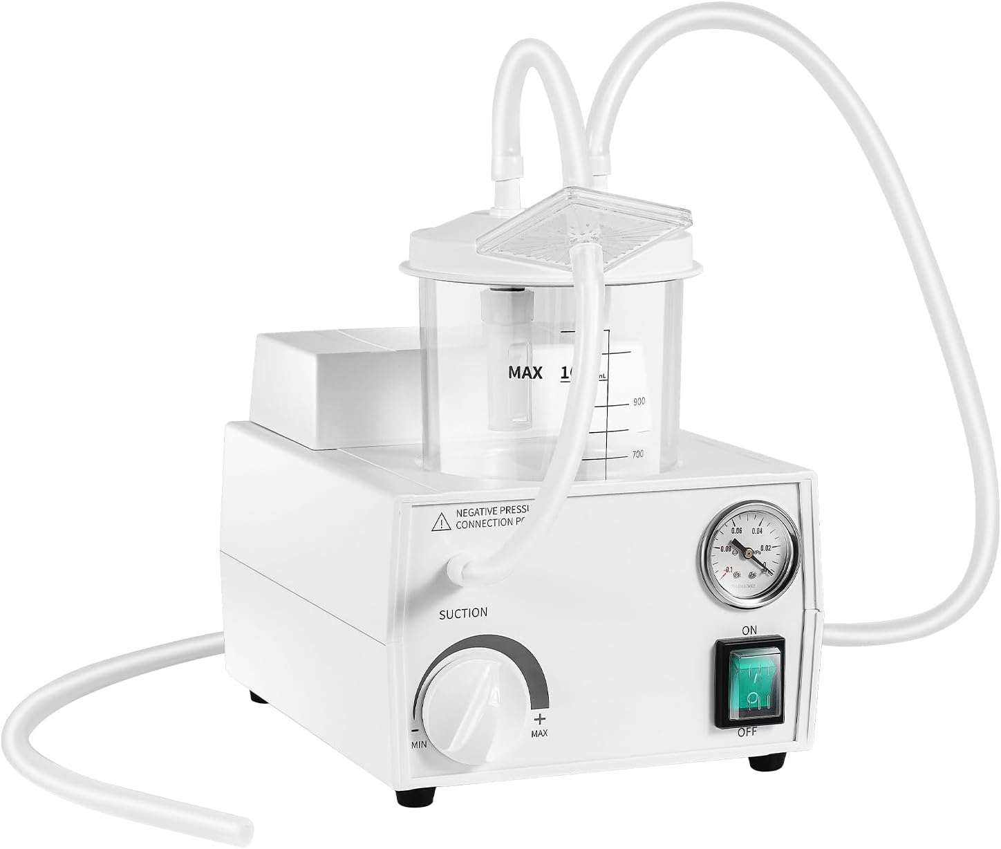 1000ML Portable Veterinary Suction Machine, 110V Electric Quiet Vacuum Pump Device for Home