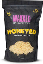 WAXXED Honeyed Hard Wax Beads 2.2LB – Fast Melt Low Temp Wax for Hair Removal – Golden Gel Wax Beads with Smooth Application & Clean Removal – Gentle for Sensitive Skin – Professional Salon & Home Use