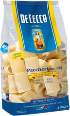 De Cecco Semolina Pasta, Paccheri No.125, 1 LB