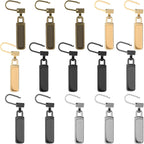 15 Pcs Zipper Pull Replacement, Zipper Replacement Zippers Pulls Detachable Tiny Zippers Replacements for Luggage Jackets Backpacks Boots Purse Coat Pants Pull Replacements Kits Universal Tab