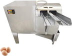 110V Automatic Egg Surface Washer Dual Row Cleaning Machine for Chicken Duck Goose Eggs, 201 Stainless Steel Shell Nylon Brush for Commerical, 4000 Eggs/Hour 500W