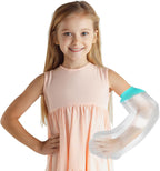 Waterproof Cast Covers for Shower Arm Kids, Water Proof Plastic Sleeves to Cover Arms After Surgery/Wound/Fracture/Bandage/Broken Hand/Finger, Sleeve Protector Bag Kid/Toddler Showering Child in Bath