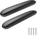 Wheelchair Armrest Pads, Premium Wheelchair Arm Pads, Wheelchair Armrest Replacement Accessories, Black (1 Pair) Compatible with All Brands(13-7/8")