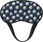 Baseball Softball Ball 1 Print Sleep Mask, Eye Mask for Sleeping with Elastic Strap Soft Blackout Travel Eye Cover Zero Pressure Night Blindfold for Women Men