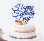 Happy Father's Day Blue Cake Topper, Best Dad Father's Day Decoration, Fathers Day Party, Happy Dada Day Topper(Blue Dad)
