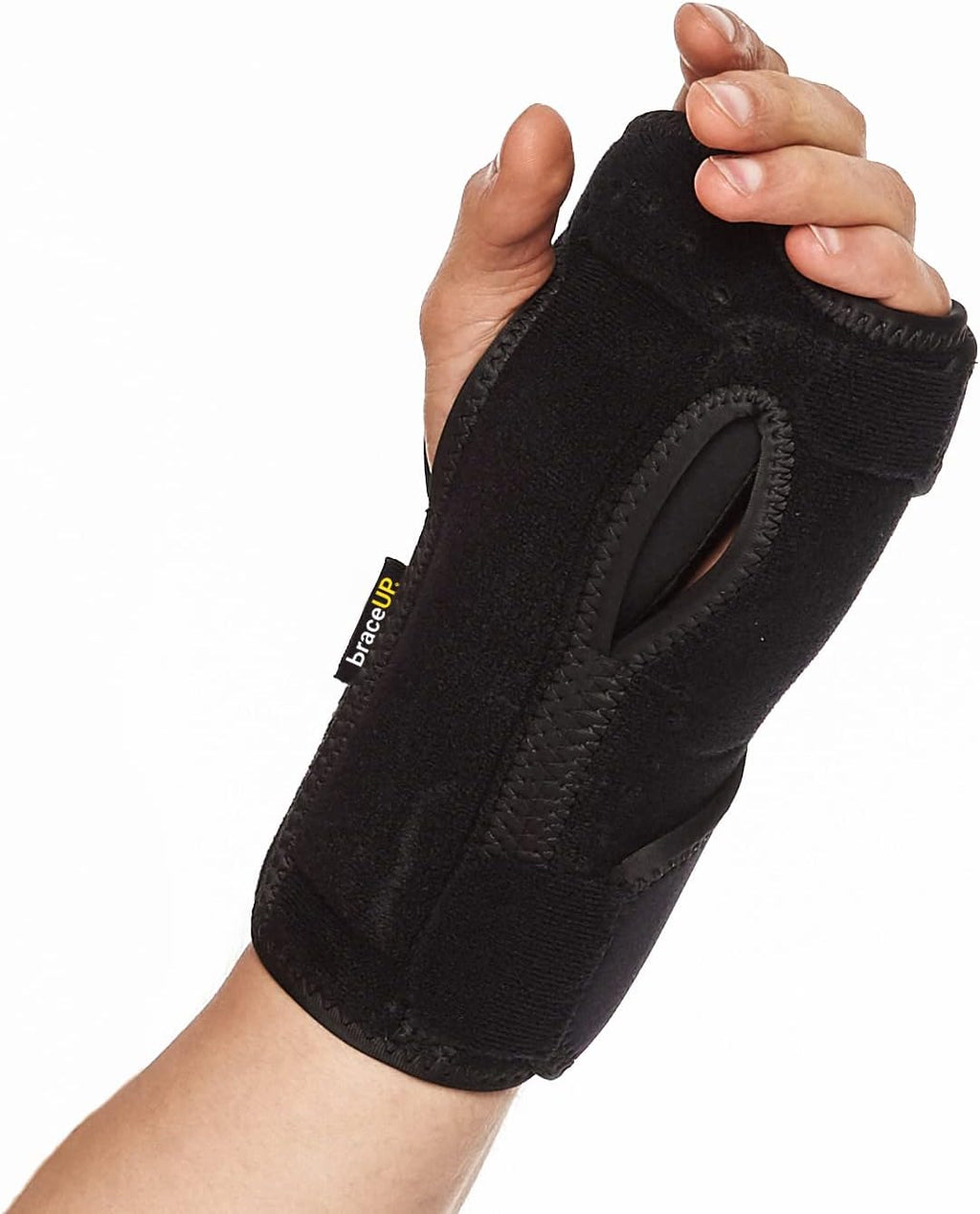 BraceUP Carpal Tunnel Wrist Brace Night Support Lightweight Splint with Cushioned Pads, Night Sleep Wrist Support Brace for Pregnancy, Hand Support, and Tendonitis Arthritis Pain Relief