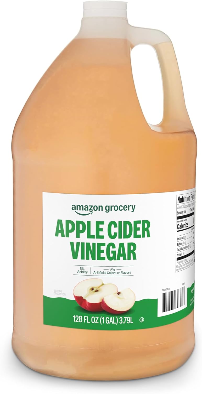 Amazon Grocery, Apple Cider Vinegar, 1 Gallon, 128 Fl Oz