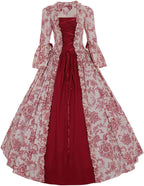 1791's lady Women's Victorian Rococo Dress Inspiration Maiden Costume