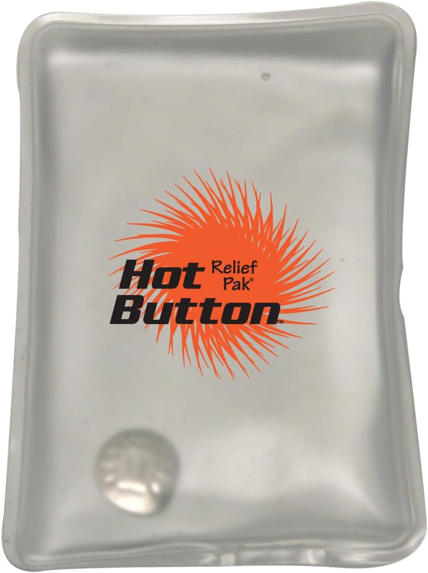 Relief Pak-11-1025 Hot Button Instant Reusable Hot Compress, Small