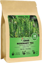 FullChea - Rosemary Tea Bags, 36 Teabags, 1.5g/bag - Premium Dried Rosemary Leaves - Cultivated From Egypt - Non-GMO - Caffeine-free - Distinct Flavor & Support Digestion