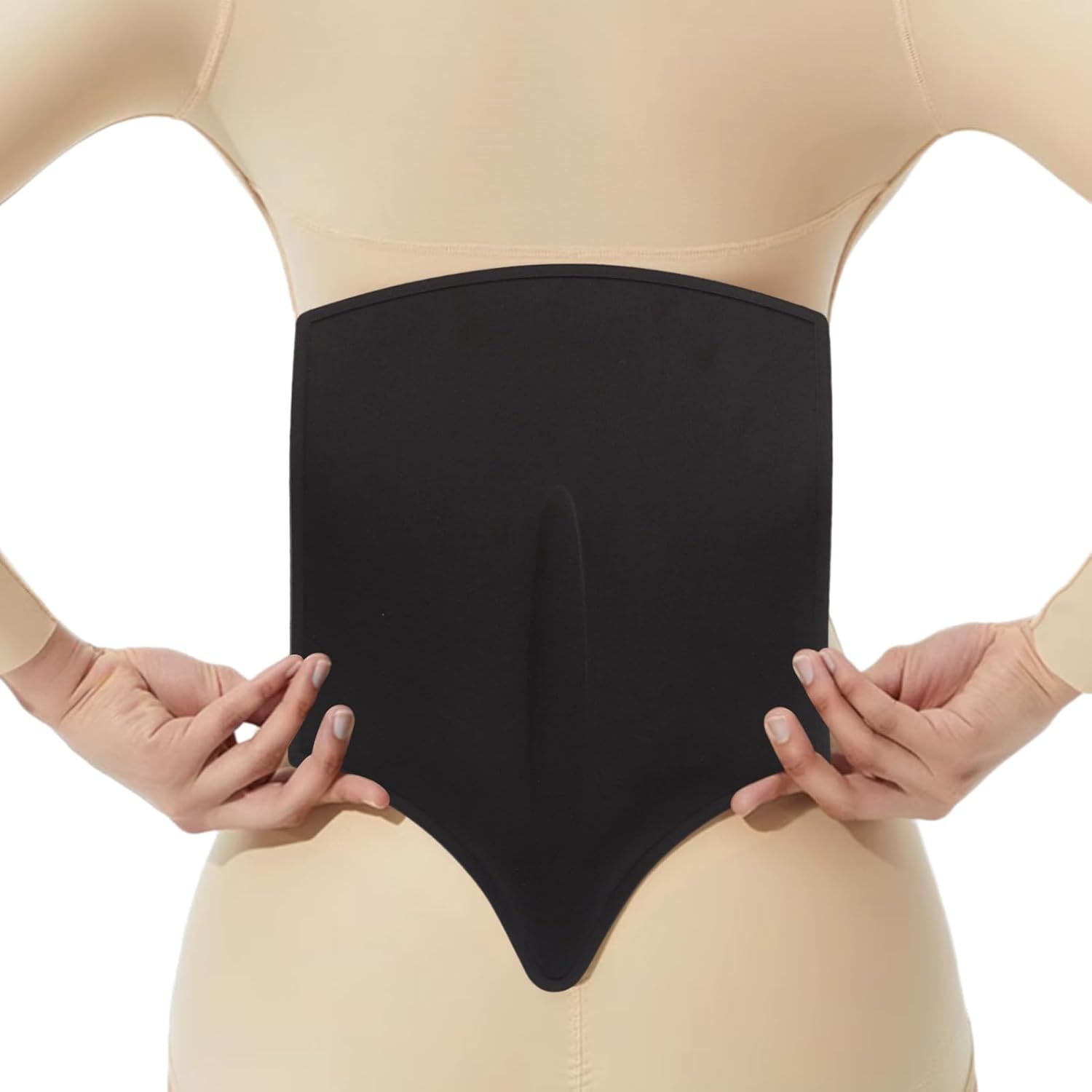 Lumbar Molder Liposuction Back Board, Foam Abdominal Compression Garment Back Lipo Board for Liposuction Recovery and BBI Post Surgery (Black)
