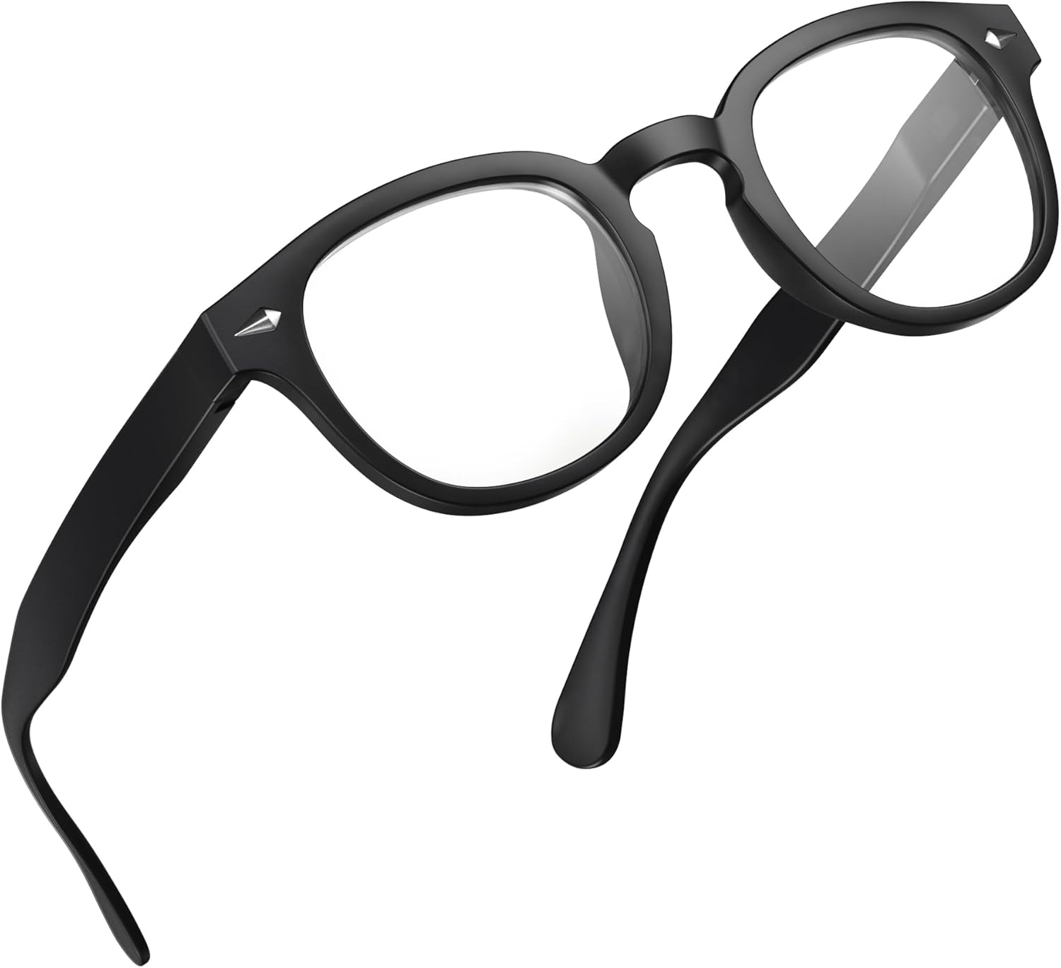 grinderPUNCH Classic Reading Glasses for Women and Men Stylish Lightweight Readers Round Readers for Women and Men