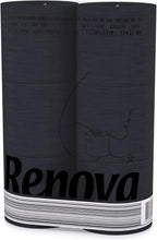 Renova Toilet Roll - Black, 6 Count (Pack of 1)