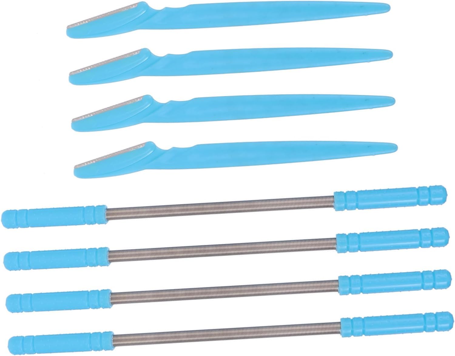 FRCOLOR 4pcs Hair Removal Set Eyebrow Trimmer for Men Women Facial Epilator Hair Remover Tool Face Trimmer No Chemicals