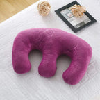 Beauty Salon Breast Pillow Feminine Bolster Breast Pillow for Massage Table, Massage Face Cradle Rest Pillow for SPA Salon,Removable Cover (Sand Pink)