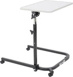Drive Medical Pivot and Tilt Adjustable Overbed Table