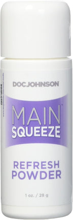 Doc Johnson Main Squeeze - Refresh Powder - Keeps ULTRASKYN Feeling Feeling Plush and Realistic - 1 Oz (28g)