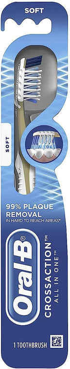 Oral-B CrossAction All in One Manual Toothbrush, Soft, 1 Count