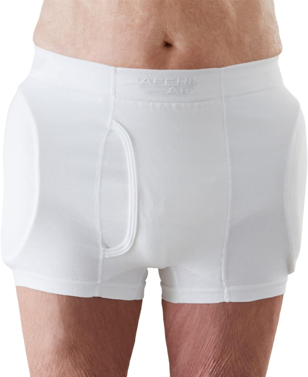 SAFEHIP AirX Men’s Hip Protector Briefs Fall Injury Prevention Hip Support for Elderly Seniors, Breathable, Skin-Friendly and Comfortable (Large 40-48 inches)