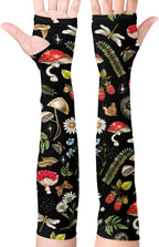 Buwuta Gardening Sleeves for Women Leaf Sleeves to Cover Arms Sleeves Anti-Scratch Farm Sun Protection Cooling Sleeve