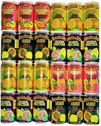 Hawaiian Sun Drinks 24 Pack Sampler (Pass-O-Guava,Pineapple-Orange, Lilikoi-Passion Fruit, Guava) 6 Pack of Each